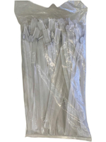 Застежка-молния потайная 20см - 50 шт белый (фабричный Китай)