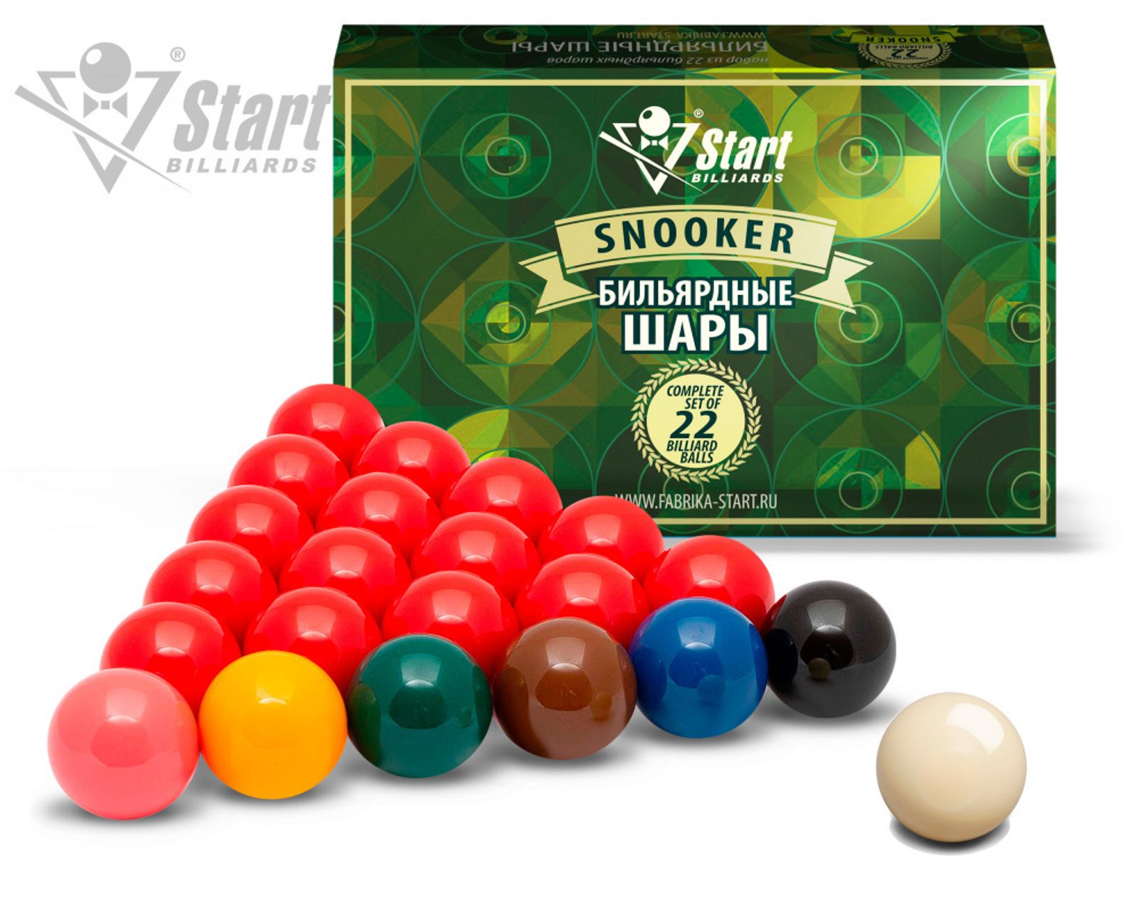 Шары Classic Snooker 52,4мм, 102 фото №1
