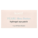 Koelf, Масло ши Pearl, гидрогелевые патчи для глаз, 60 патчей