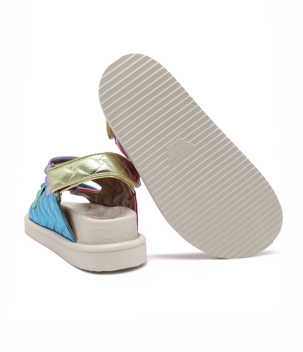 Кожаные босоножки orson Kurt Geiger - разноцветная(3469699109)