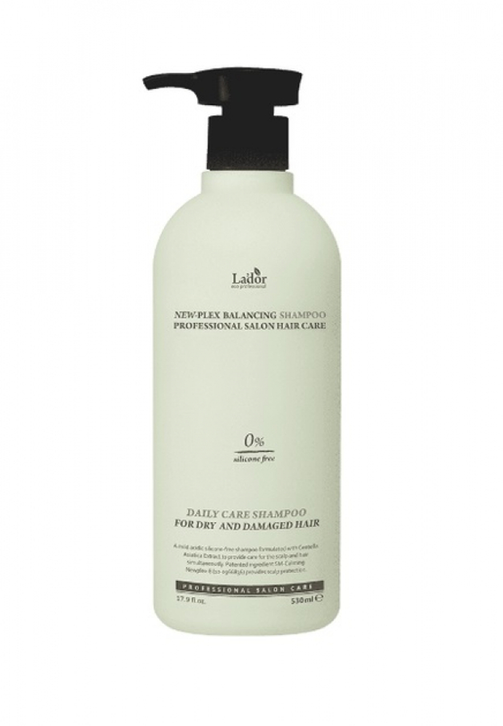 La'dor NEWPLEX BALANCING SHAMPOO Мягкий увлажняющий шампунь для сухих и повреждённых волос 530мл