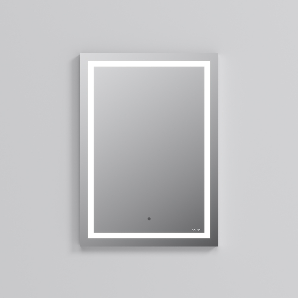 Универсальное зеркало настенное с контурной LED-подсветкой, 50 см AM.PM Gem M91AMOX0501WG