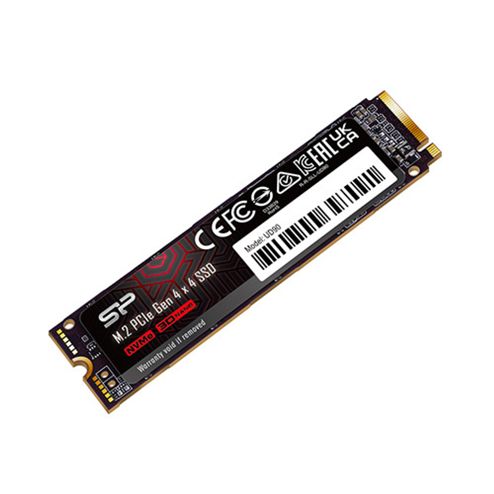 Твердотельный диск 500GB Silicon Power UD90, M.2 2280, PCI-E 4x4, [R/W -5000/2700 MB/s]