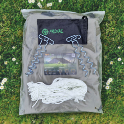 Тент-навес Prival туристический 2х2.9м, 80г/м2, PU 4000, хаки