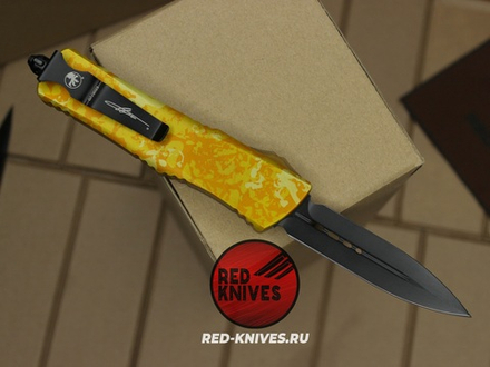 Нож Microtech Troodon Ultem Magnacut D/E (солнечная вспышка) эксклюзив RED-Knives RK-531