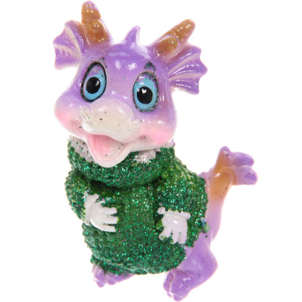 Магнит «Дракоша в теплой одежде» 6,5*5 см, микс