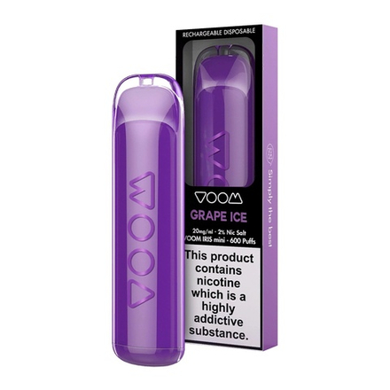 Voom Iris Mini Grape ice (Виноград-холодок) 800 затяжек 20мг (2%)