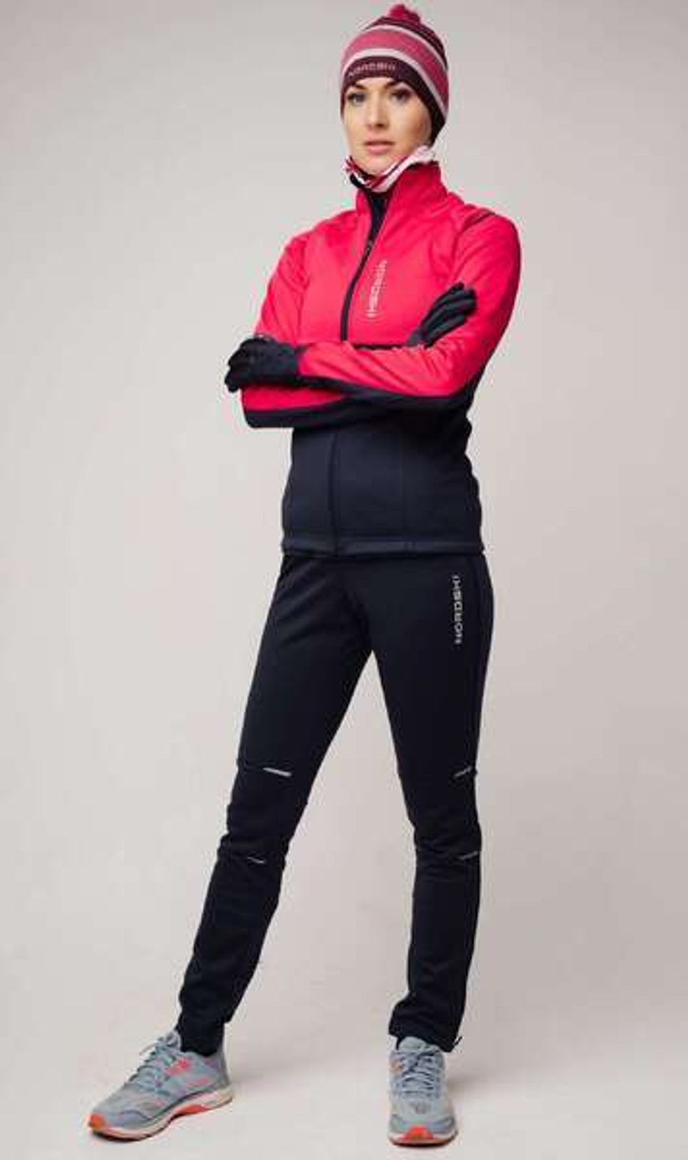 Куртка NORDSKI PREMIUM Pink/Blueberry, разминочная, женская