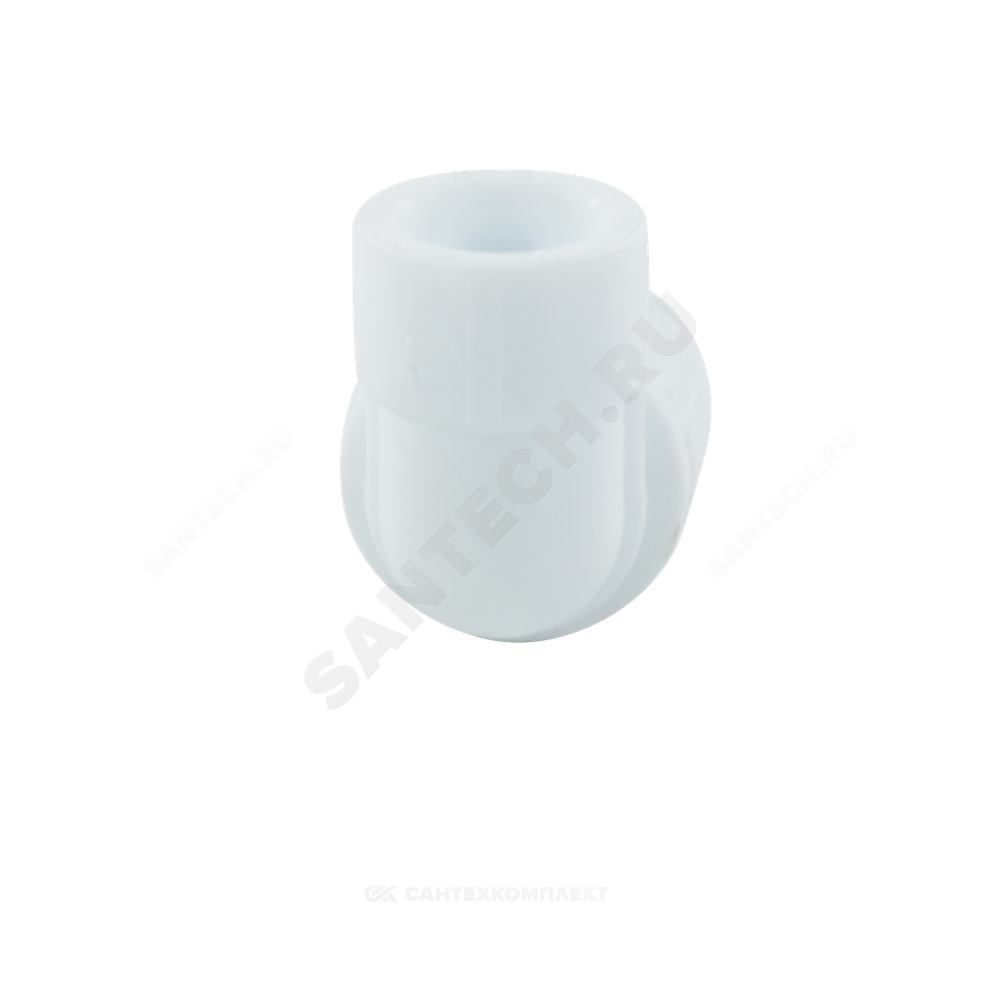Угольник PP-R комбинированный белый Дн 20х1/2" ВР VALFEX 10125020