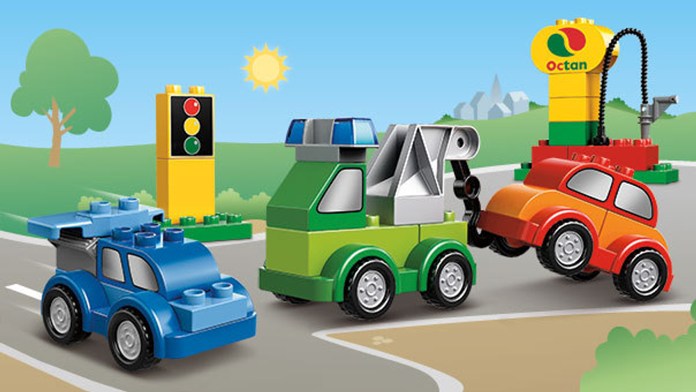 LEGO Duplo: Машинки-трансформеры 10552 — Creative Cars — Лего Дупло