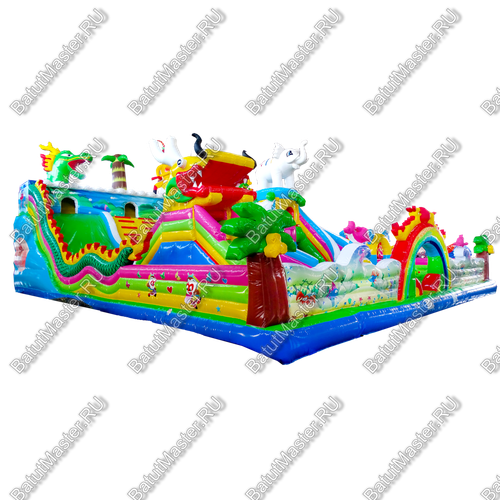 Коммерческий батут "Логово дракона" 14,6*14*7 м