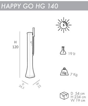 Душ солнечный для ног Happy Go HG 140