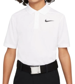 Детская теннисная футболка Nike Boys Dri-Fit Victory Golf - white/black