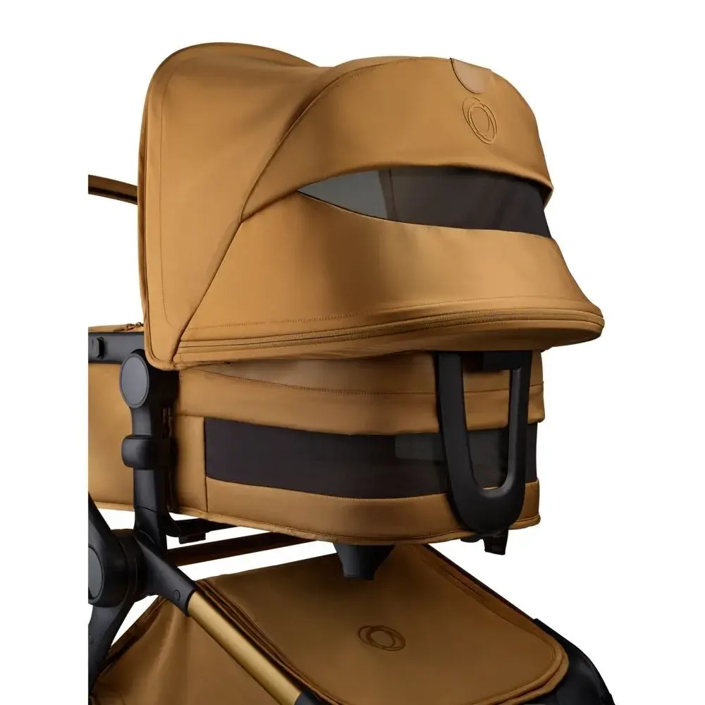 Коляска 2 в 1 Bugaboo Fox 5 Complete Noir Limited Edition Amber Glow