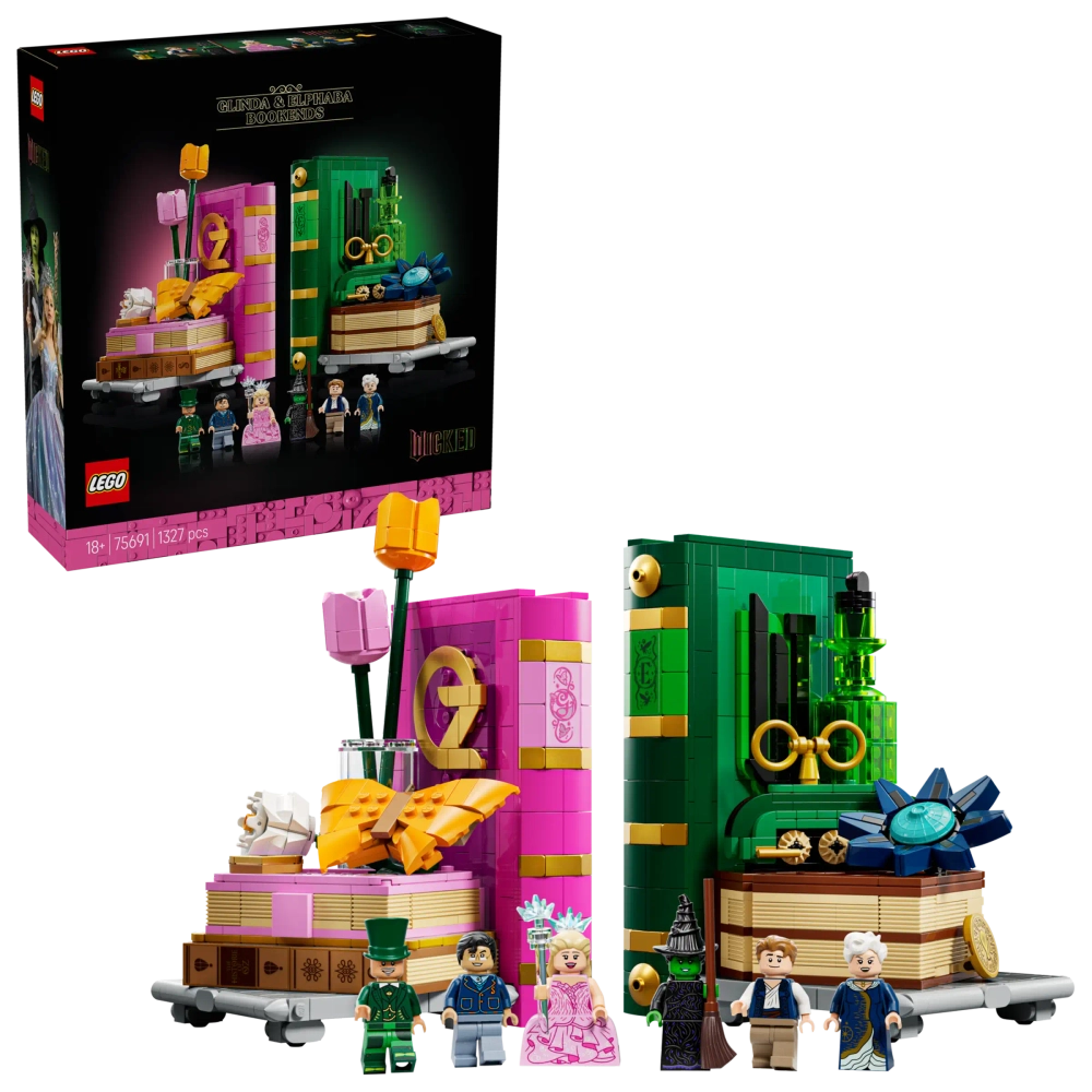 Конструктор LEGO Wicked 75691 Glinda & Elphaba Bookends