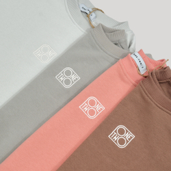 Raglan Sweatshirt LOGO Coral Haze