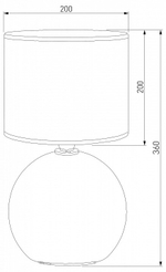 Настольная лампа декоративная TK Lighting Palla 5087 Palla