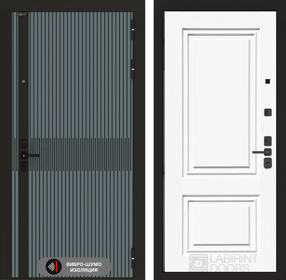 Дверь входная Лабиринт ISSIDA 26 Эмаль