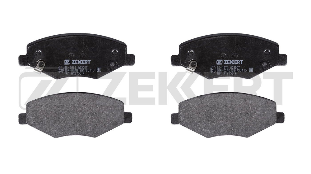 ZEKKERT BS1971 Колодки тормозные передние Chery Amulet (без ушка), VORTEX CORDA