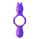 Эрекционное кольцо с вибрацией His And Hers Ultimate Rabbit (Цвет: фиолетовый)