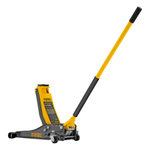 Домкрат гидравлический подкатной, 3 т, 75-500 мм, быстрый подъем, низкий подхват, проф. Denzel