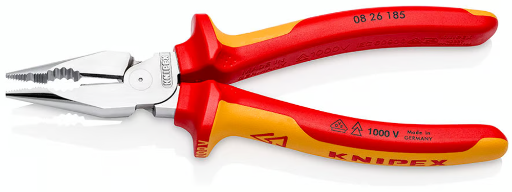 Пассатижи удлиненные, диэлектрические KNIPEX 0826185