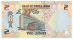 Sierra Leone, 2 Leones, 2022, UNC
