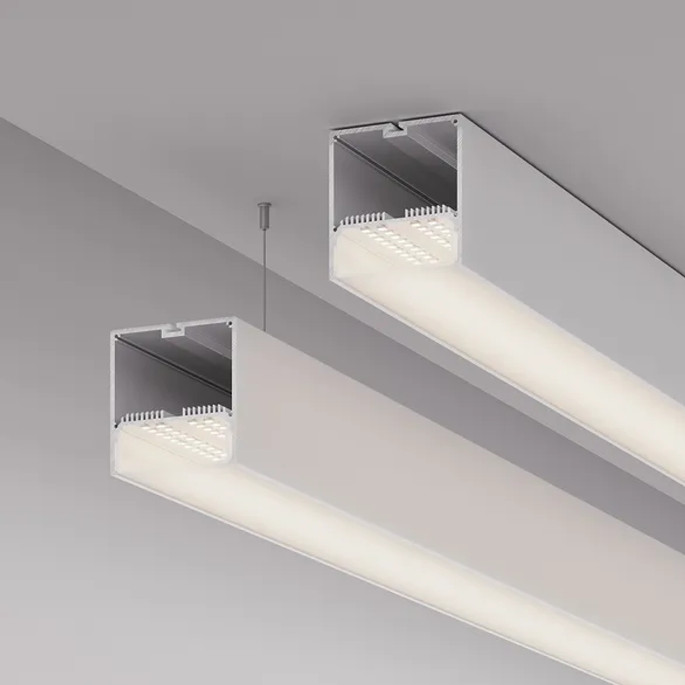 Профиль с экраном SL-LINE-7477-2500 WHITE+OPAL (Arlight, Алюминий) 021372