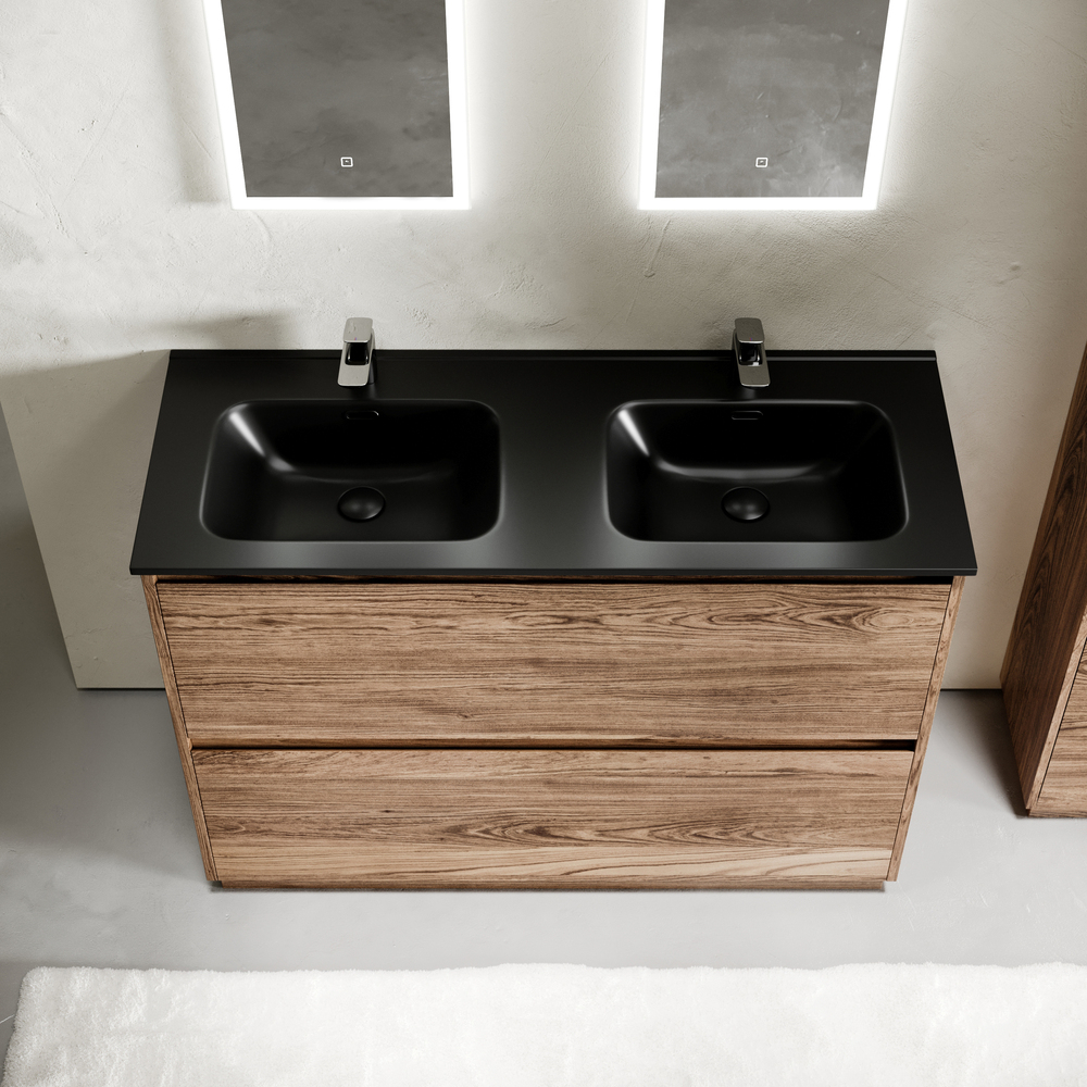 Тумба напольная под раковину Sancos Libra Floor, дуб чарльстон 1190х450х840 мм