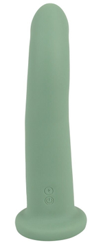 Зеленый вибратор-ротатор Luvio - 19,3 см. (Цвет: зеленый)