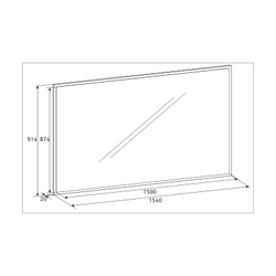 Зеркало настенное Кара 5