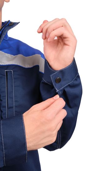 Куртка "Байкит" т.синий/васильковый