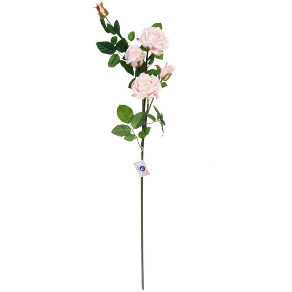 Цветок искусственный «Natur» 95см Роза розовая