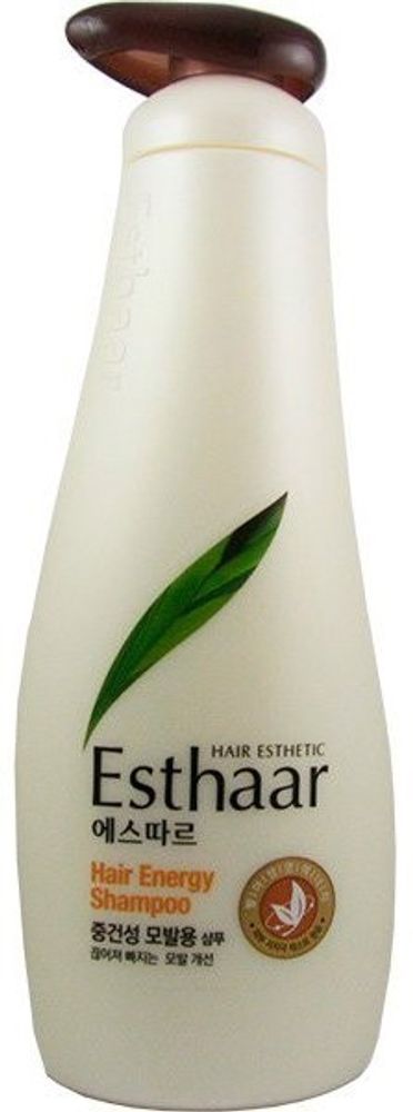 Esthaar. Шампунь &quot;Энергия волос&quot;, для нормальной и сухой кожи головы  Hair Energy Shampoo