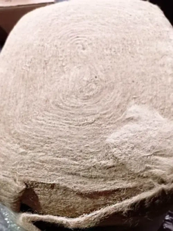 Джут межвенцовый утеплитель пакля ленточная шир. 10 см, толщ. 8-10 мм., длина 20 м. для сруба, деревянных домов