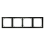 Рамка пластиковая VOLTUM S70 на 4 поста, (титан)