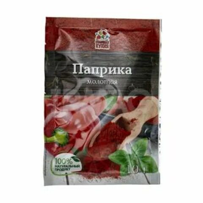 Паприка красная молотая 10гр *80(20)