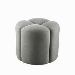 Пуф Bun, Ø45х45 см, серый