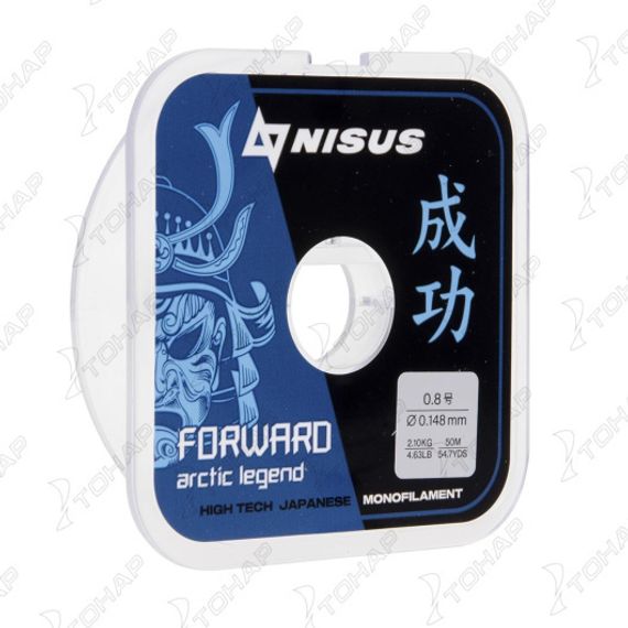 Леска FORWARD ARCTIC LEGEND 0,148mm/50m Nylon Transparent (N-FAG-0.148-50) Nisus