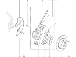 Направляющие тормозных колодок Нива 4x4