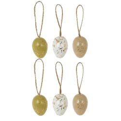 GAEM Набор из 6-ти изделий декоративных подвесных "Яйцо" (4*6), L14 W15 H5 см