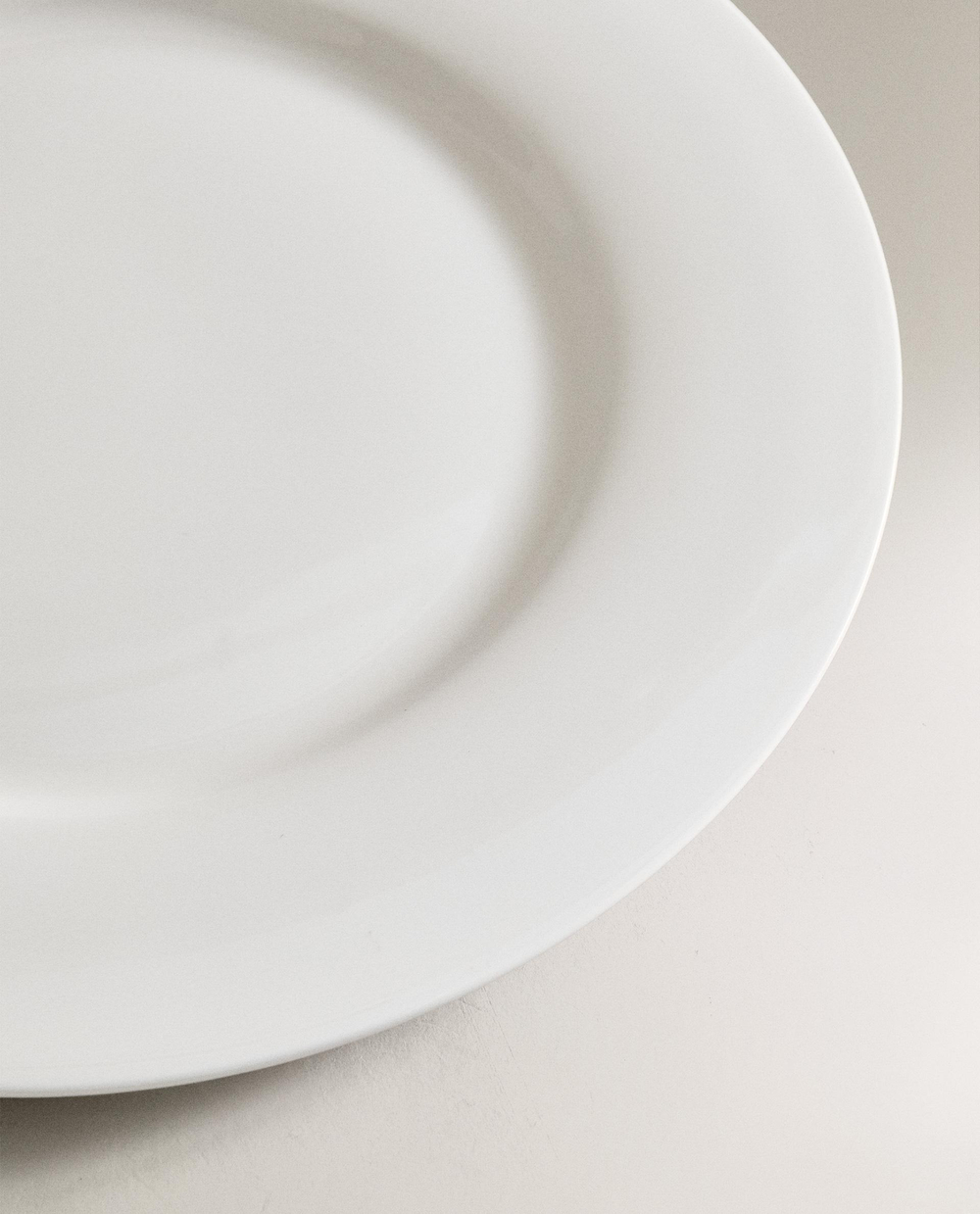 Zara Home набор столовой посуды из костяного фарфора, цвет белый, 27 см