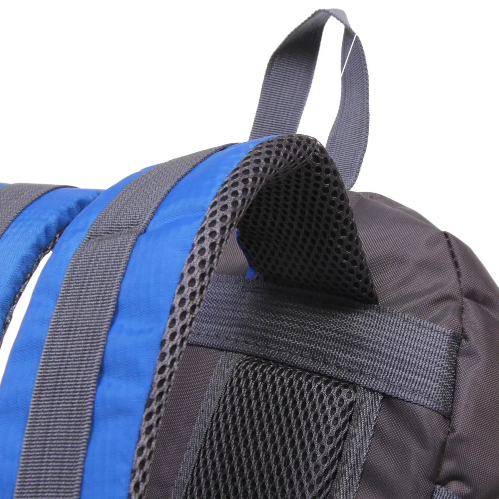 Рюкзак туристический 35л, цвет сине-серый 22002