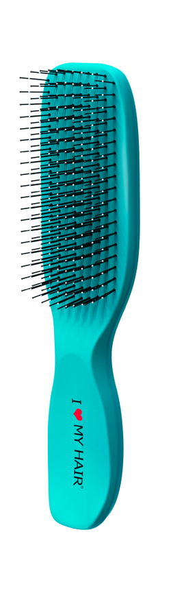 Парикмахерская щётка I Love My Hair "Spider ECO" 1501S M, матовая бирюзовая