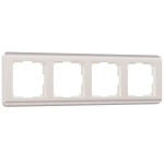 Рамка на 4 поста Stream (перламутровый) W0042113