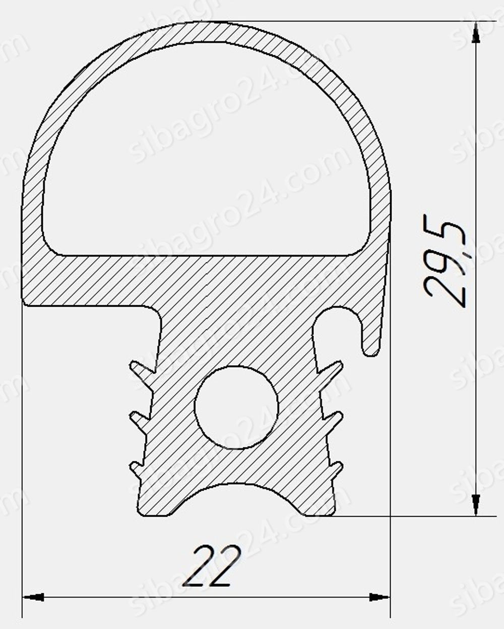 Уплотнитель ПКА20-11ПМ.7556.57.10.000-10СБ с 2010 года