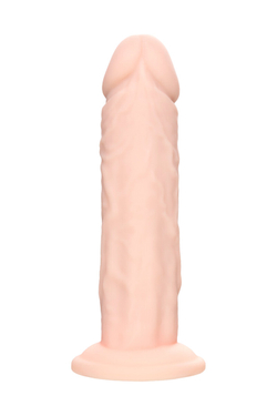 Фаллоимитатор RealStick Silicone Jared L, сайлекспан, телесный, 18 см