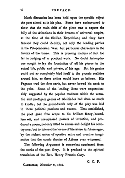 The Birds of Aristophanes, and a metrical table | Aristophanis