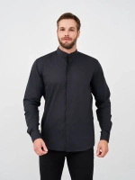 Рубашка без воротника приталенная SLIM FIT