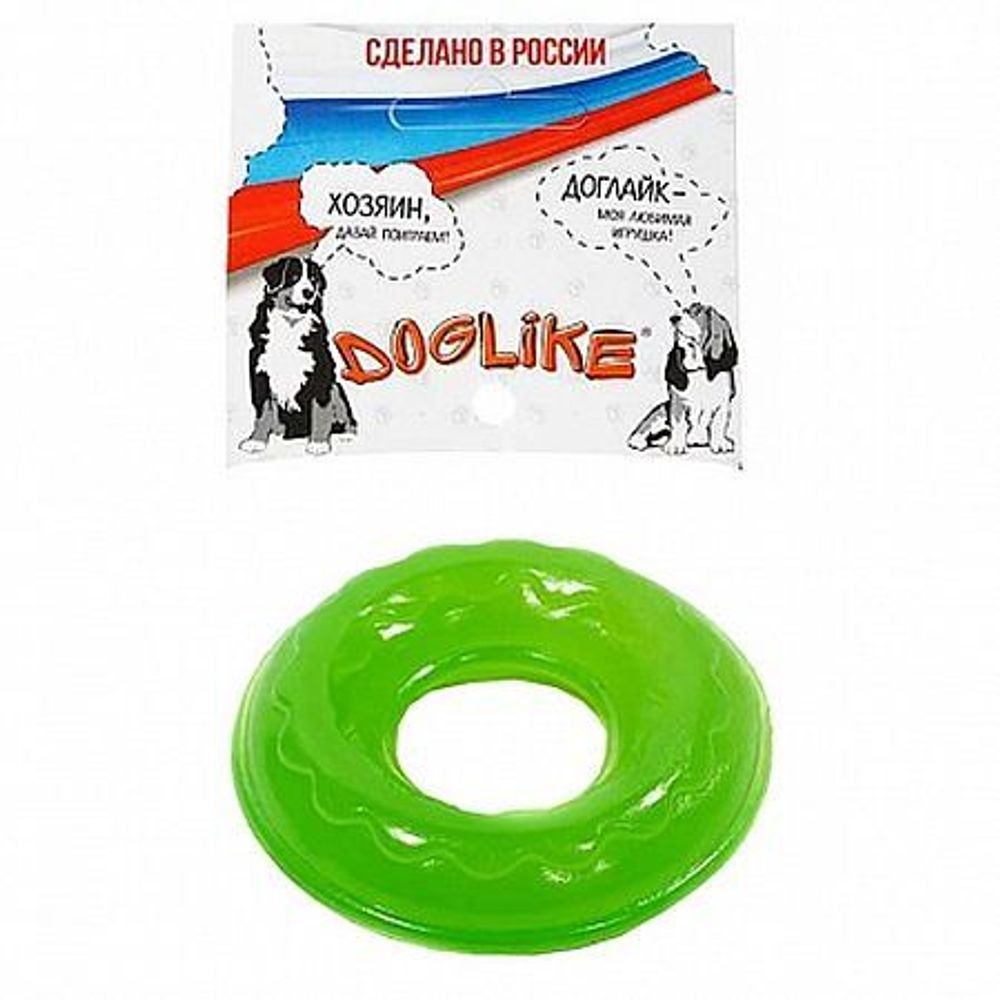 Кольцо мини Doglike (зеленый) 7см